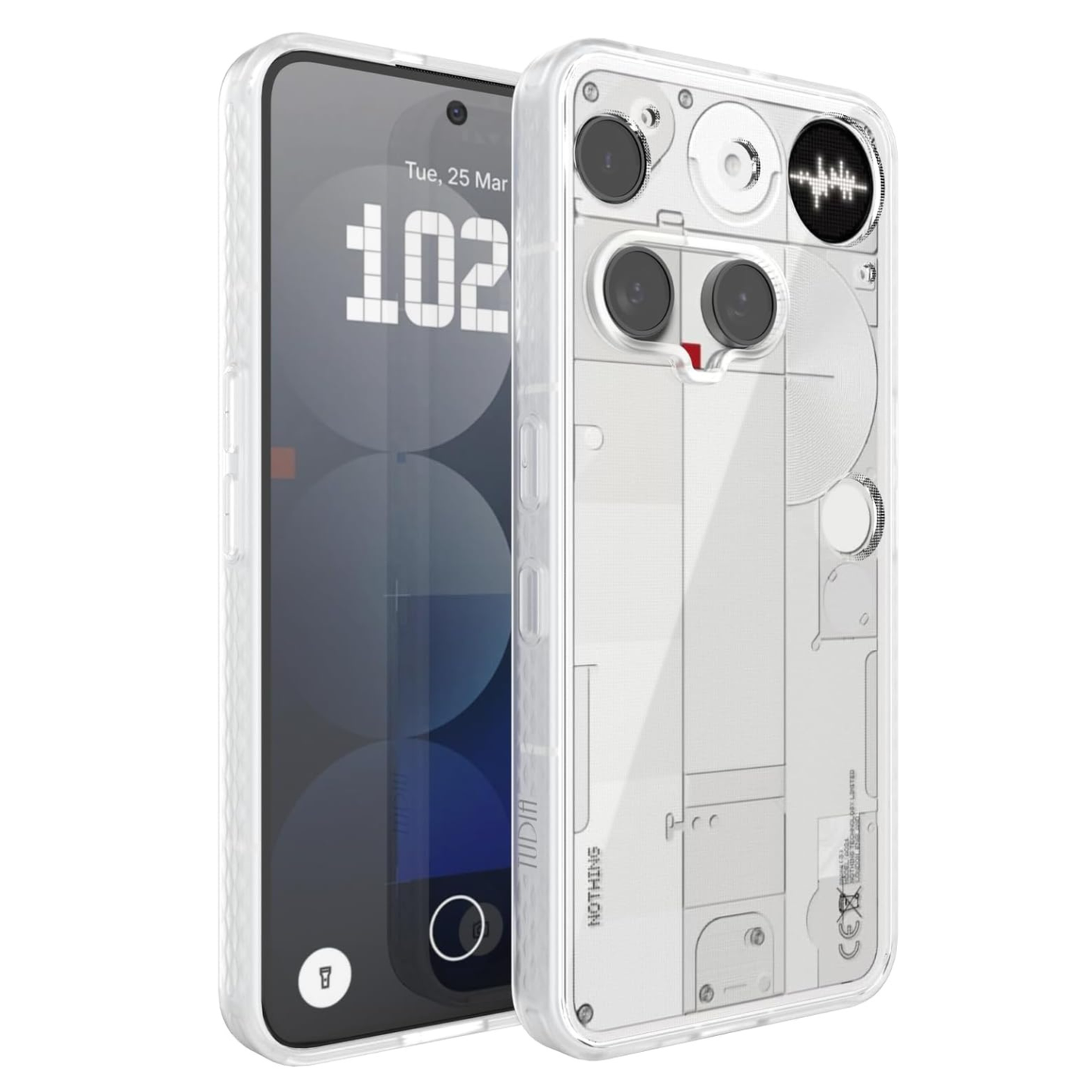 Nothing Phone 3 Case Lucion Anti-Yellowing Transparent Frosted TPU