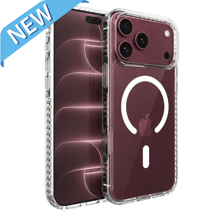 iPhone 17 Pro Max / 18 Pro Max LUCION [Magsafe Compatible] Transparent Anti-Yellowing Case