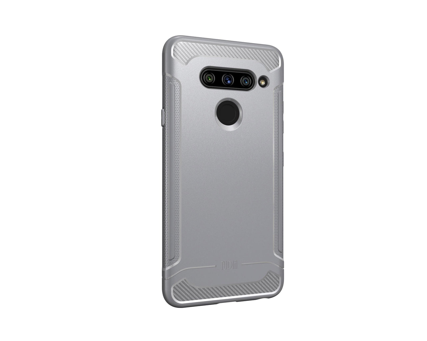 LG V40 ThinQ Case TPU Carbon Fiber Grip - TUDIA Products