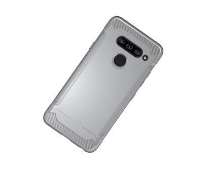 LG V40 ThinQ Case TPU Carbon Fiber Grip - TUDIA Products