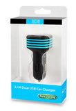 Dual Port USB Ultra High Speed Simultaneous Charging Car Charger