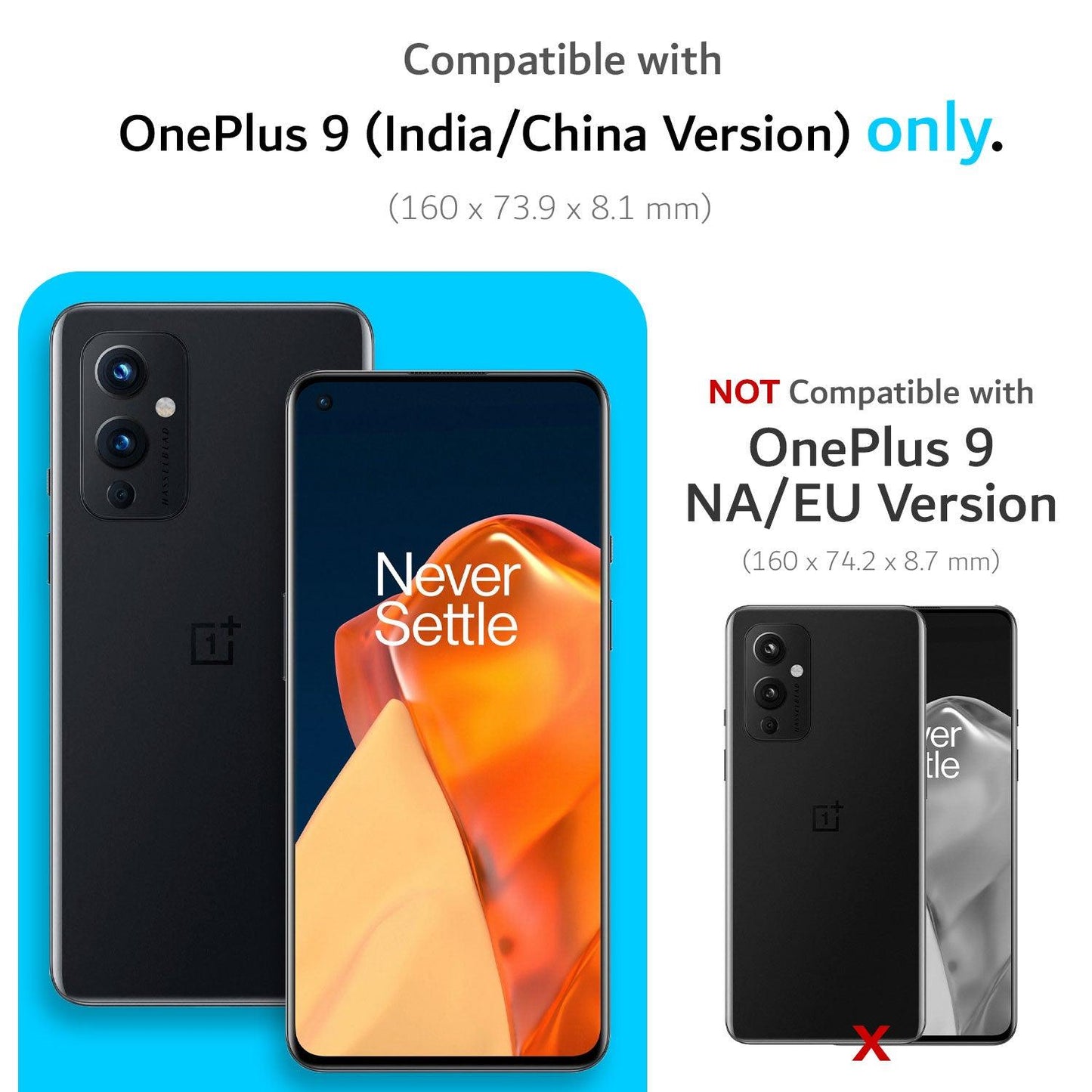 OnePlus 9 (Compatible with India/China Version Only) Case MERGE Heavy Duty Dual Layer