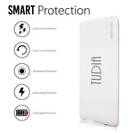 TUDIA V8 Slim 4800 mAh Ultra Thin Compact Portable External Battery Power Pack Bank with High-Speed Charging Technology