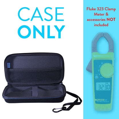 EVA Storage Carrying Case Compatible With Fluke 323/324/325 True RMS Clamp Meter [CASE ONLY] - TUDIA Products