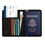 RFID Blocking Passport Case, TUDIA Genuine Leather Passport Holder Cover & Travel Wallet ID Card Case