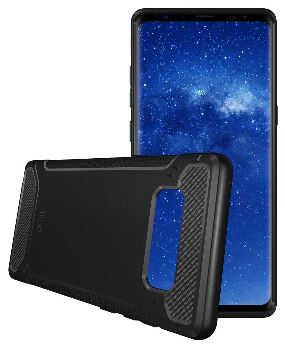 Samsung Galaxy Note 8 Case TAMM Carbon Fiber Grip - TUDIA Products