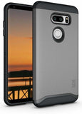 TUDIA MERGE Case with Heavy Duty Extreme Protection/Rugged but Slim Dual Layer Shock Absorption Case for LG V35 ThinQ