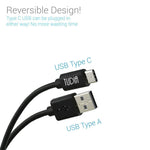 TUDIA USB 3.1 USB-C to USB Type A Male Data & Charging Cord 1m/3.3ft