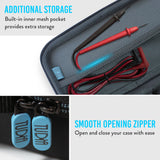 EVA Storage Carrying Case Compatible With Fluke 323/324/325 True RMS Clamp Meter [CASE ONLY]