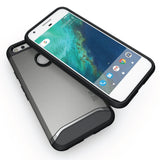 TUDIA Slim-Fit HEAVY DUTY [MERGE] EXTREME Protection / Rugged but Slim Dual Layer Case for Google Pixel