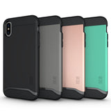 TUDIA Slim-Fit HEAVY DUTY [MERGE] EXTREME Protection / Rugged but Slim Dual Layer Case for Apple iPhone X / XS