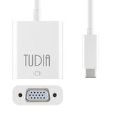 TUDIA USB 3.1 Type C (USB-C) to VGA Adapter