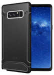 TUDIA Carbon Fiber Design Lightweight [TAMM] TPU Bumper Shock Absorption Cover for Samsung Galaxy Note 8