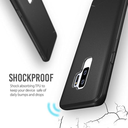 TUDIA Full-Matte Lightweight [ARCH S] TPU Bumper Shock Absorption Cover for Samsung Galaxy S9 Plus / S9+