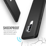 TUDIA Full-Matte Lightweight [ARCH S] TPU Bumper Shock Absorption Cover for Samsung Galaxy S9 Plus / S9+