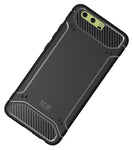 TUDIA Ultra Slim Carbon Fiber Design Lightweight [TAMM] TPU Bumper Shock Absorption Cover for Huawei P10