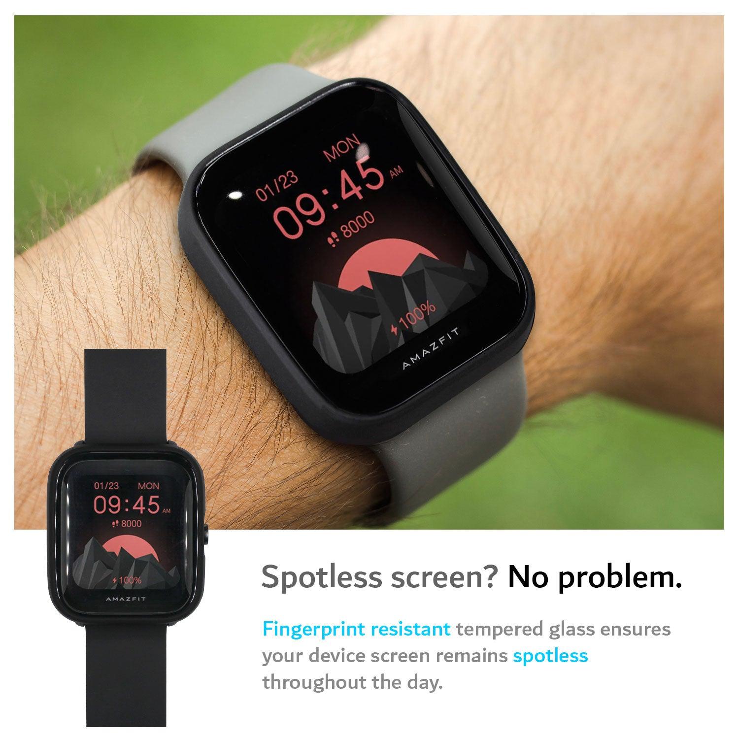 TUDIA Protective Case with Screen Protector Compatible with AMAZFIT Bip U Pro Watch - TUDIA Products