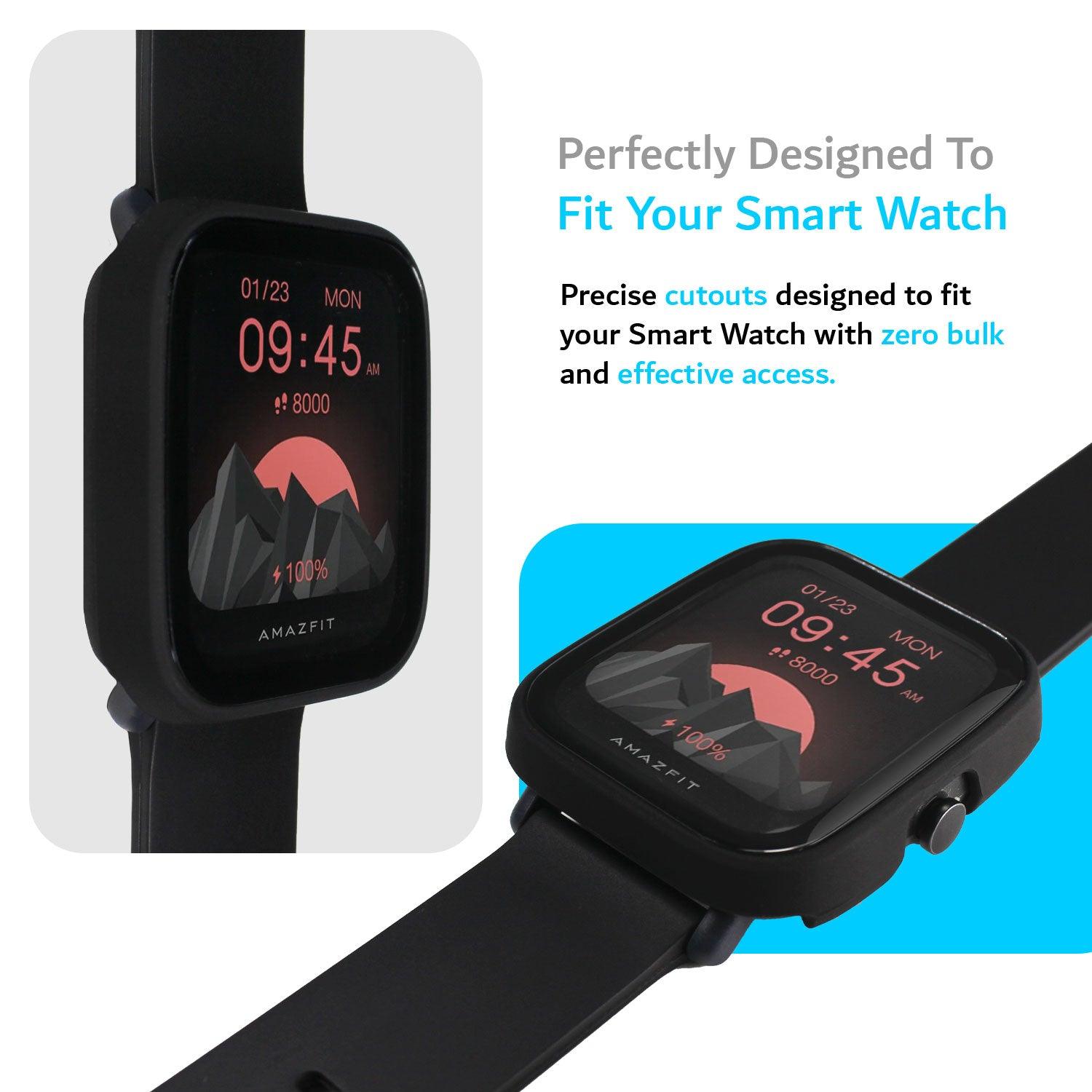 TUDIA Protective Case with Screen Protector Compatible with AMAZFIT Bip U Pro Watch - TUDIA Products