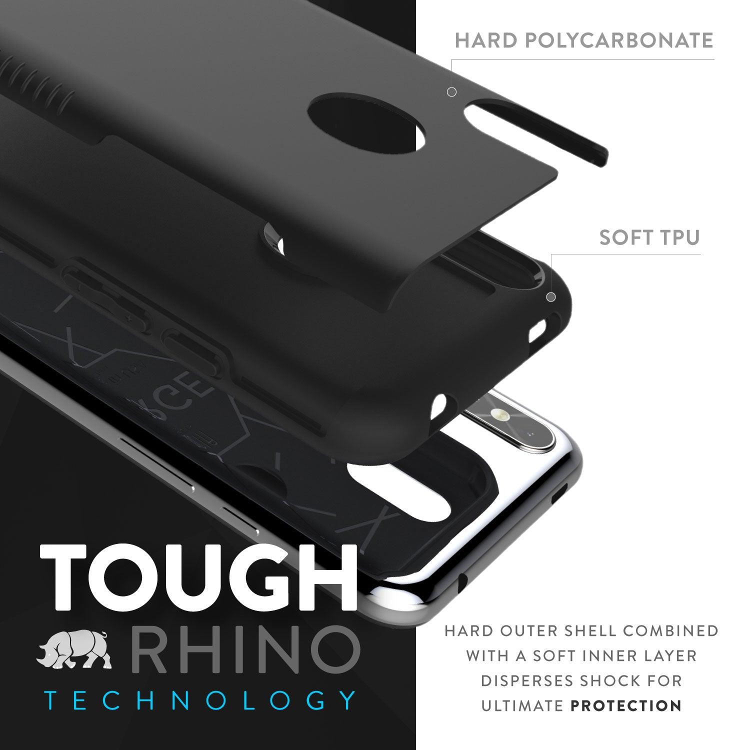 BLU R2 Plus Case MERGE Heavy Duty Dual Layer - TUDIA Products