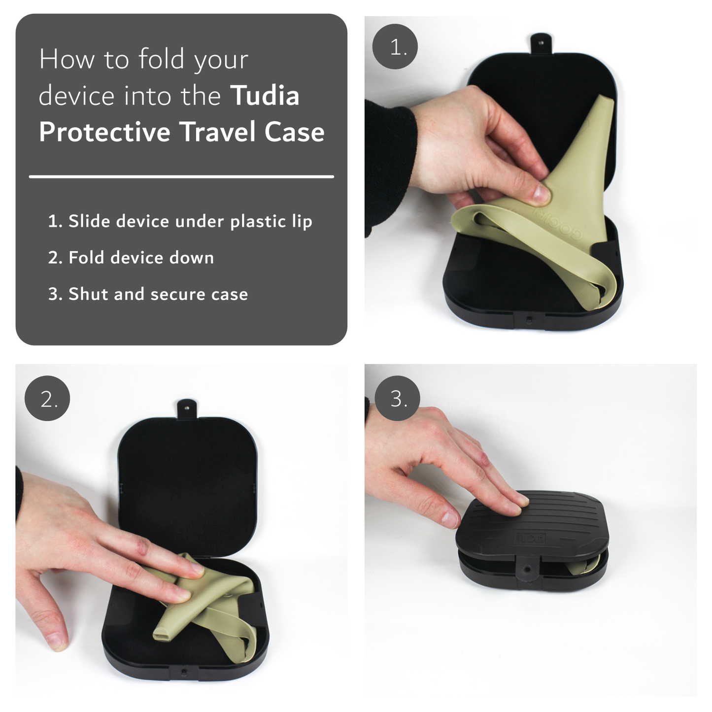 Hard Plastic Carrying Case for Portable Female Urination Funnel Device - TUDIA Products