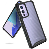OnePlus 9 5G (2021) Case LUCION Carbon Hybrid Clear Hard Back