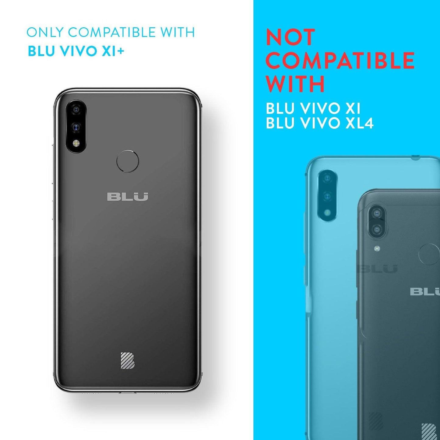 BLU VIVO XI+ MERGE Heavy Duty Dual Layer