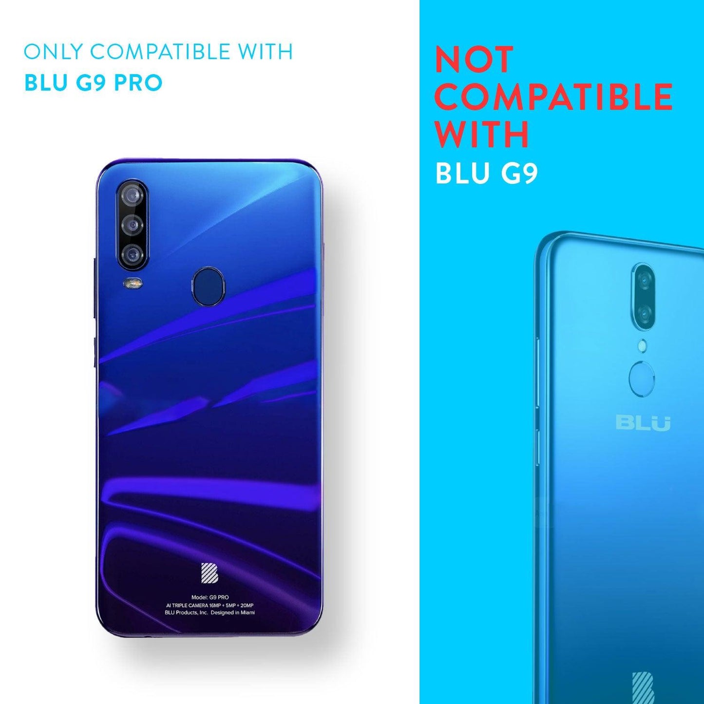 BLU G9 Pro / BLU Vivo XII MERGE Heavy Duty Dual Layer - TUDIA Products