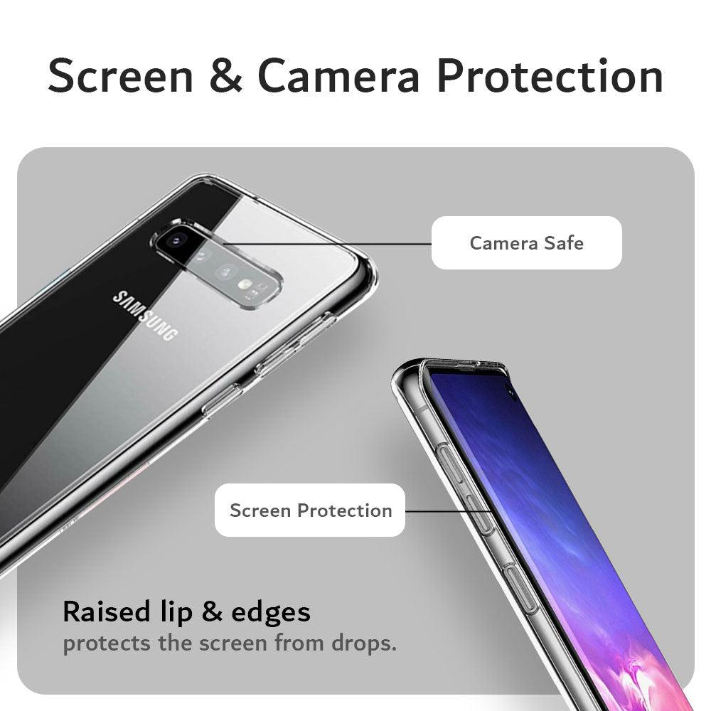 Samsung Galaxy S10 Shockproof Lightweight Case TPU Ultra Thin Clear - TUDIA Products