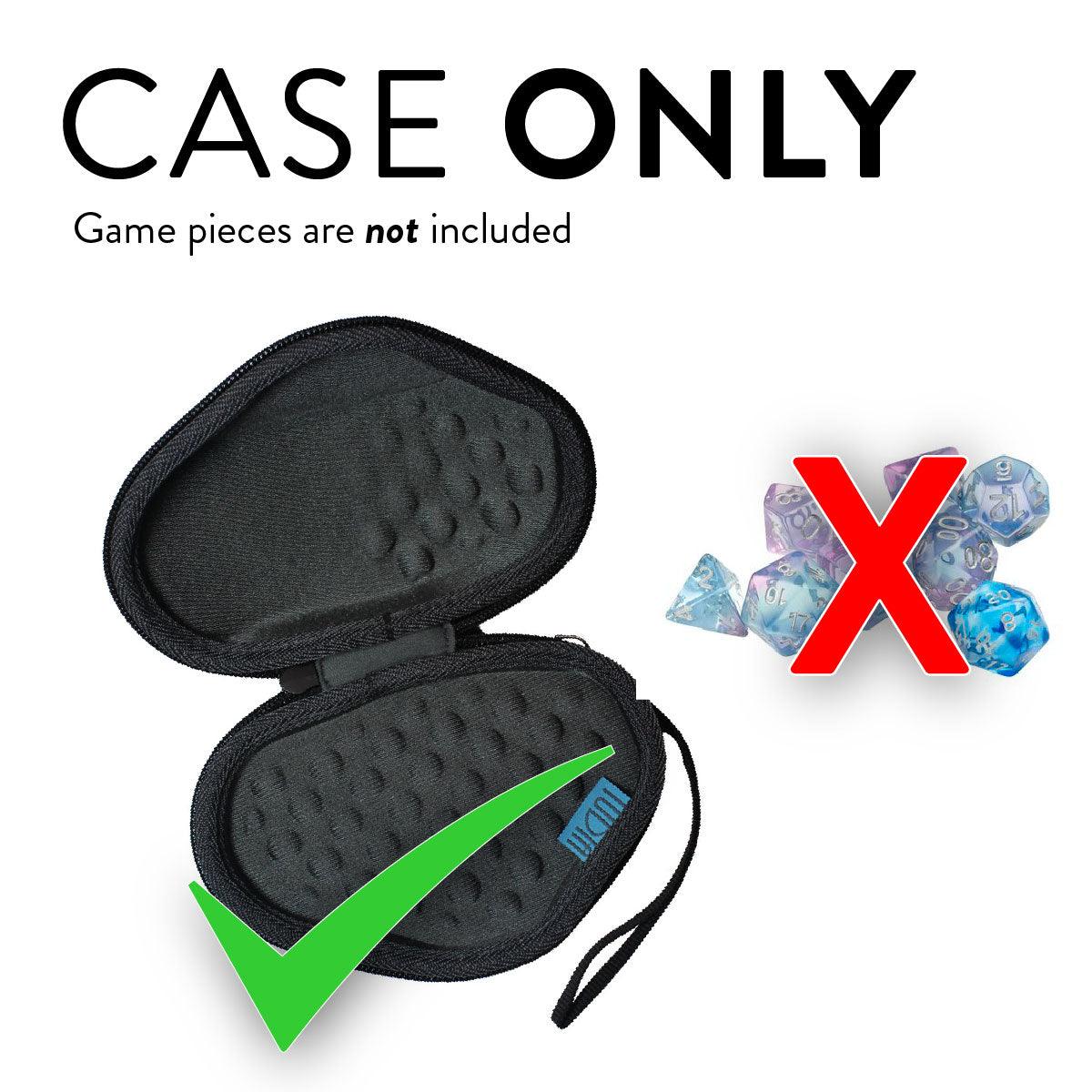 EVA Storage Carrying Case for Hard Dice and Game Pieces for Board Games, Dungeons & Dragons, RPG Table Top Games - TUDIA Products