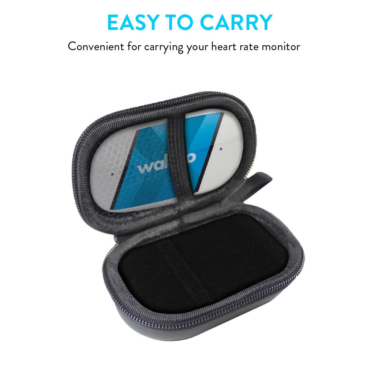 EVA Storage Carrying Case Compatible with Wahoo TICKR Heart Rate Monitor - TUDIA Products