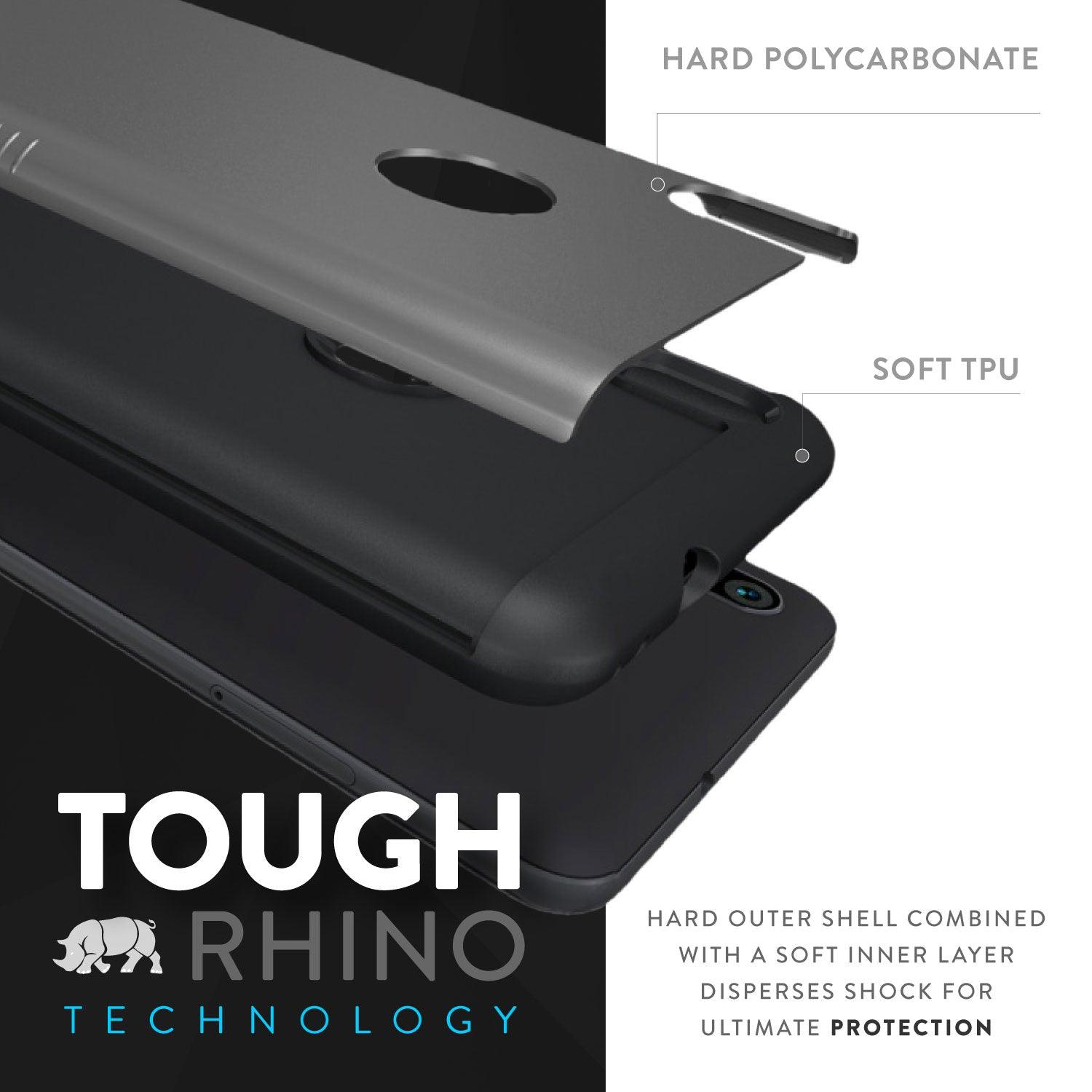 ZTE Blade Max 2s Case Heavy Duty Dual Layer - TUDIA Products