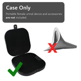 Hard Plastic Carrying Case for Portable Female Urination  Funnel Device