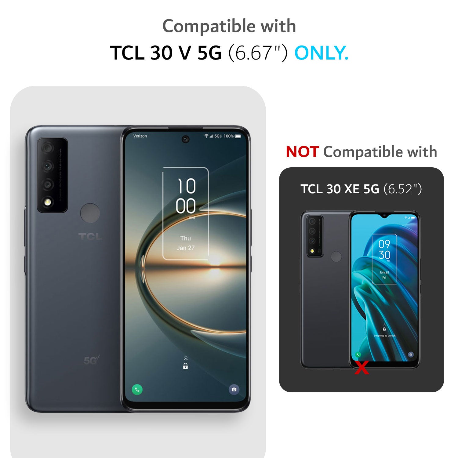 TCL 30 V 5G Case MERGE Heavy Duty Dual Layer - TUDIA Products