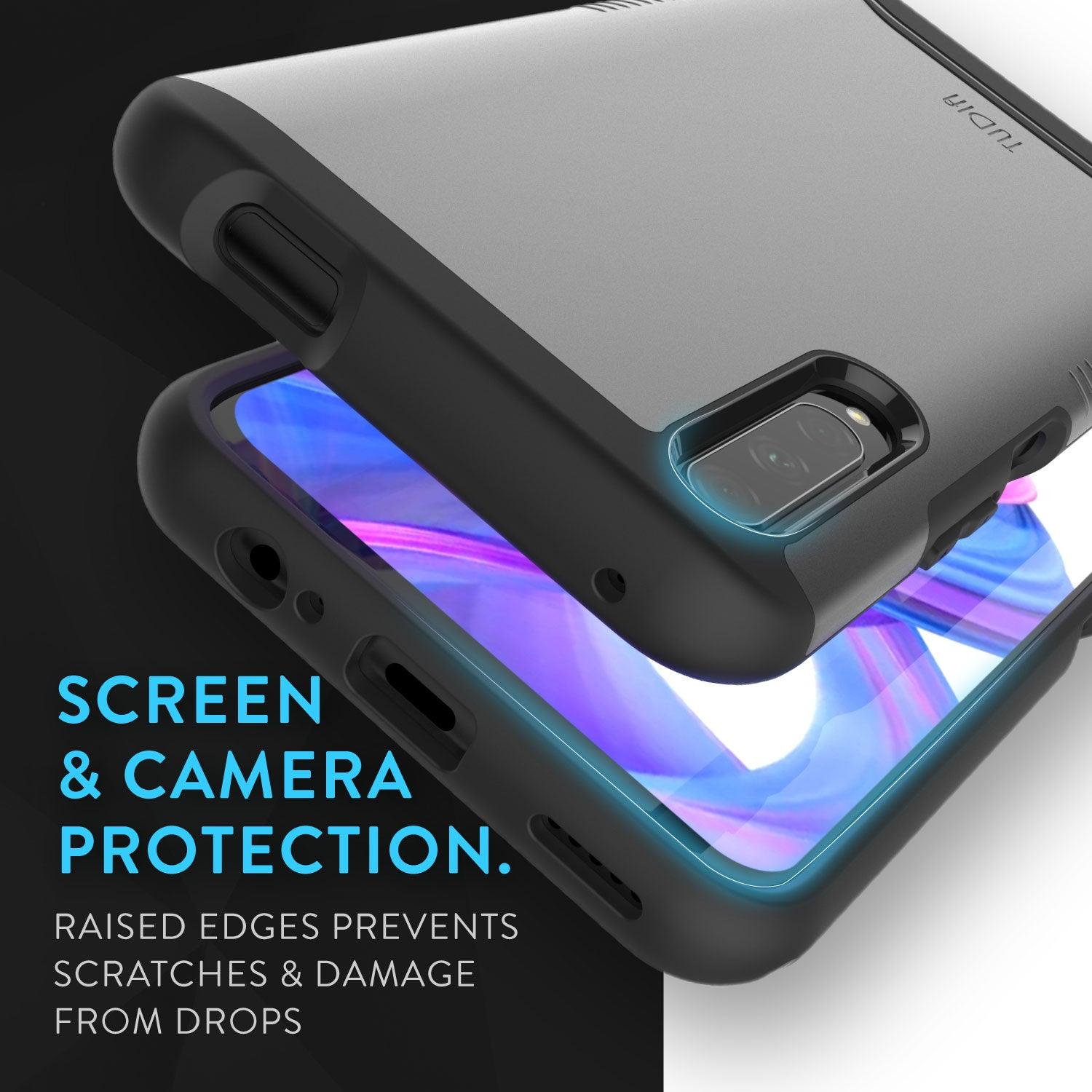 Rugged Dual Layer Case for Honor 9X Pro, Huawei Y9s & Huawei 9X with Shockproof Protection, Screen & Camera Guard