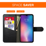 Leather Flip Wallet Case for Xiaomi Mi 9