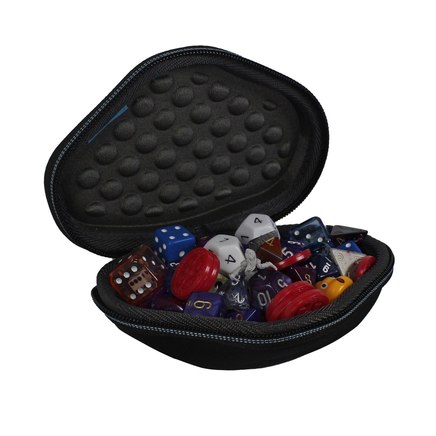 EVA Storage Carrying Case for Hard Dice and Game Pieces for Board Games, Dungeons & Dragons, RPG Table Top Games - TUDIA Products