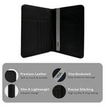 Genuine Leather Passport Cover & Travel Wallet Case