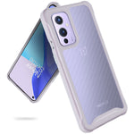 OnePlus 9 5G (2021) Case LUCION Carbon Hybrid Clear Hard Back