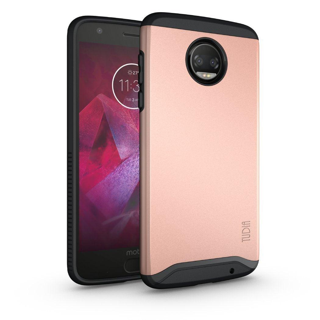 Motorola Moto Z Force (2nd Generation), Moto Z2 Force Droid Edition Case MERGE Heavy Duty Dual Layer - TUDIA Products