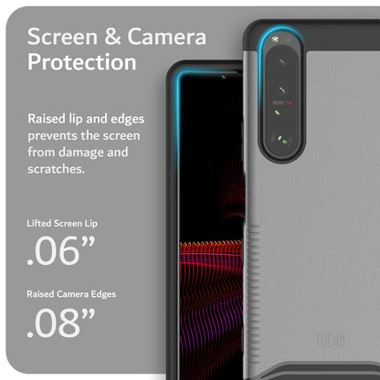 Heavy Duty Dual Layer Phone Case for Sony Xperia 1 III (2021) with Camera and Screen Protection – Shockproof Rugged TPU Cover
