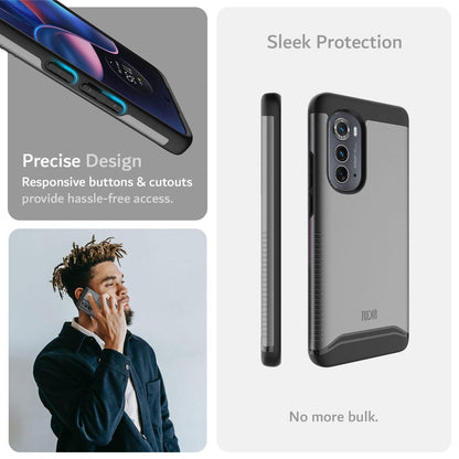 TUDIA Motorola Moto Edge 2022 Case MERGE Heavy Duty Dual Layer - TUDIA Products