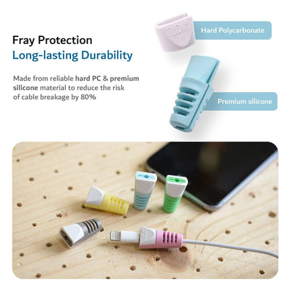 TUDIA Klip Cable Protector Compatible With Apple Charging Cord (2 pcs) - TUDIA Products