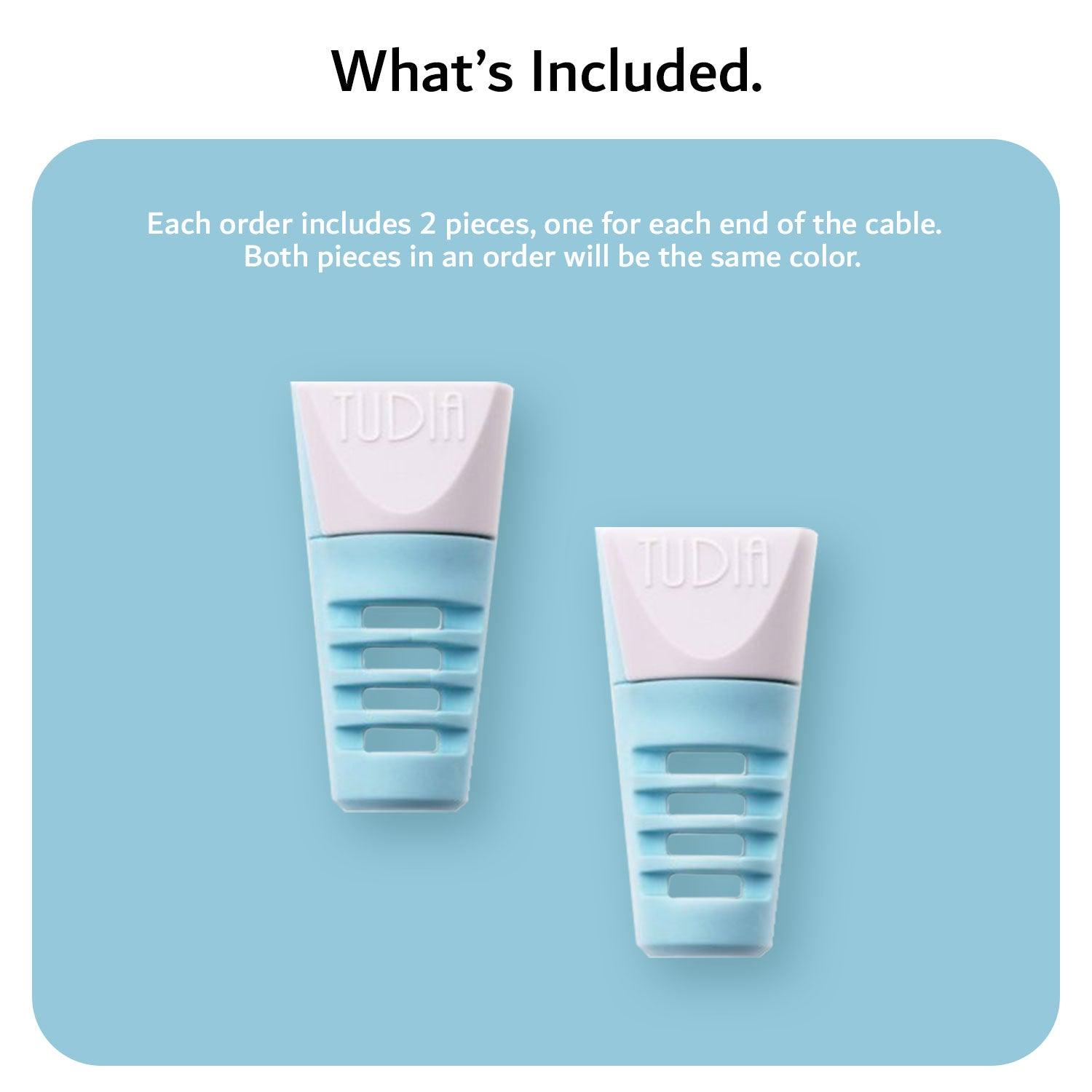 TUDIA Klip Cable Protector Compatible With Apple Charging Cord (2 pcs) - TUDIA Products