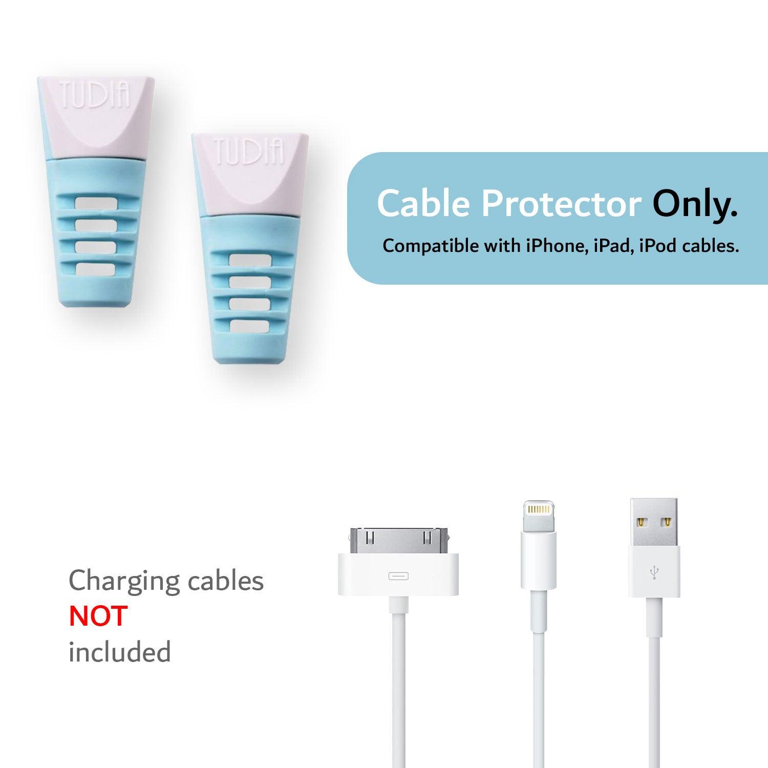 TUDIA Klip Cable Protector Compatible With Apple Charging Cord (2 pcs) - TUDIA Products