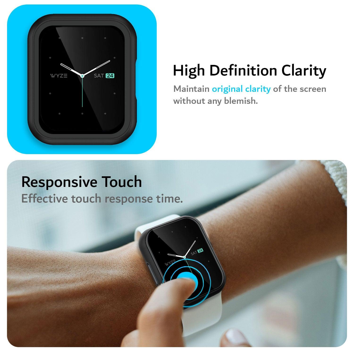 Tudia Protective Case With Screen Protector Compatible With Wyze Watch 44mm - TUDIA Products