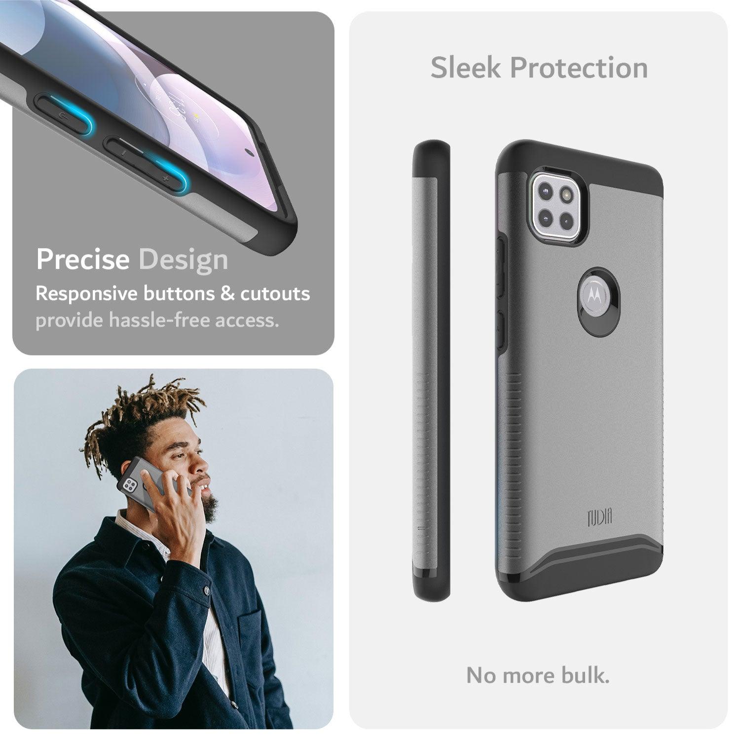 Motorola Moto One 5G/5G UW Ace Case MERGE Heavy Duty Dual Layer - TUDIA Products