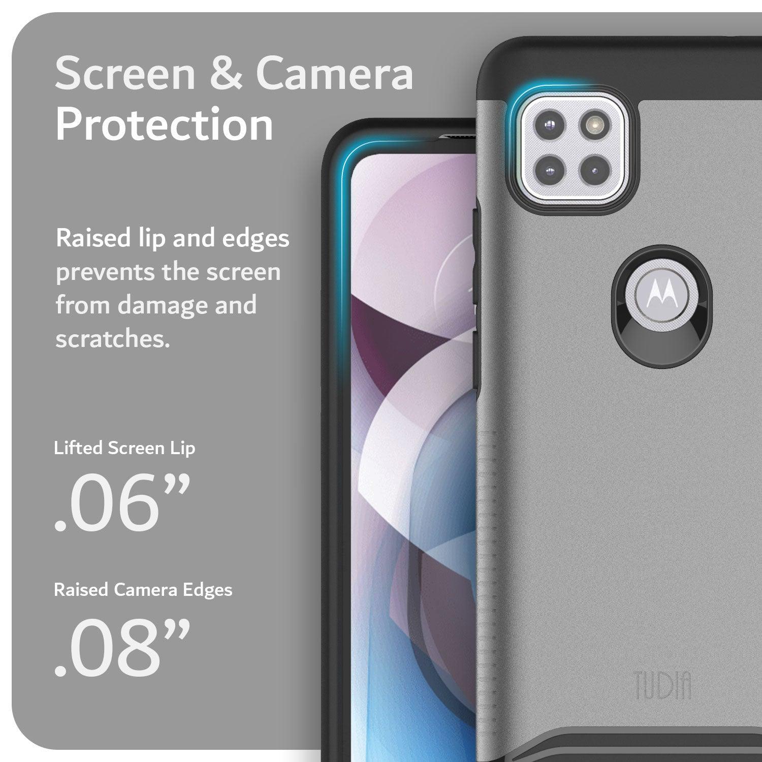 Motorola Moto One 5G/5G UW Ace Case MERGE Heavy Duty Dual Layer - TUDIA Products