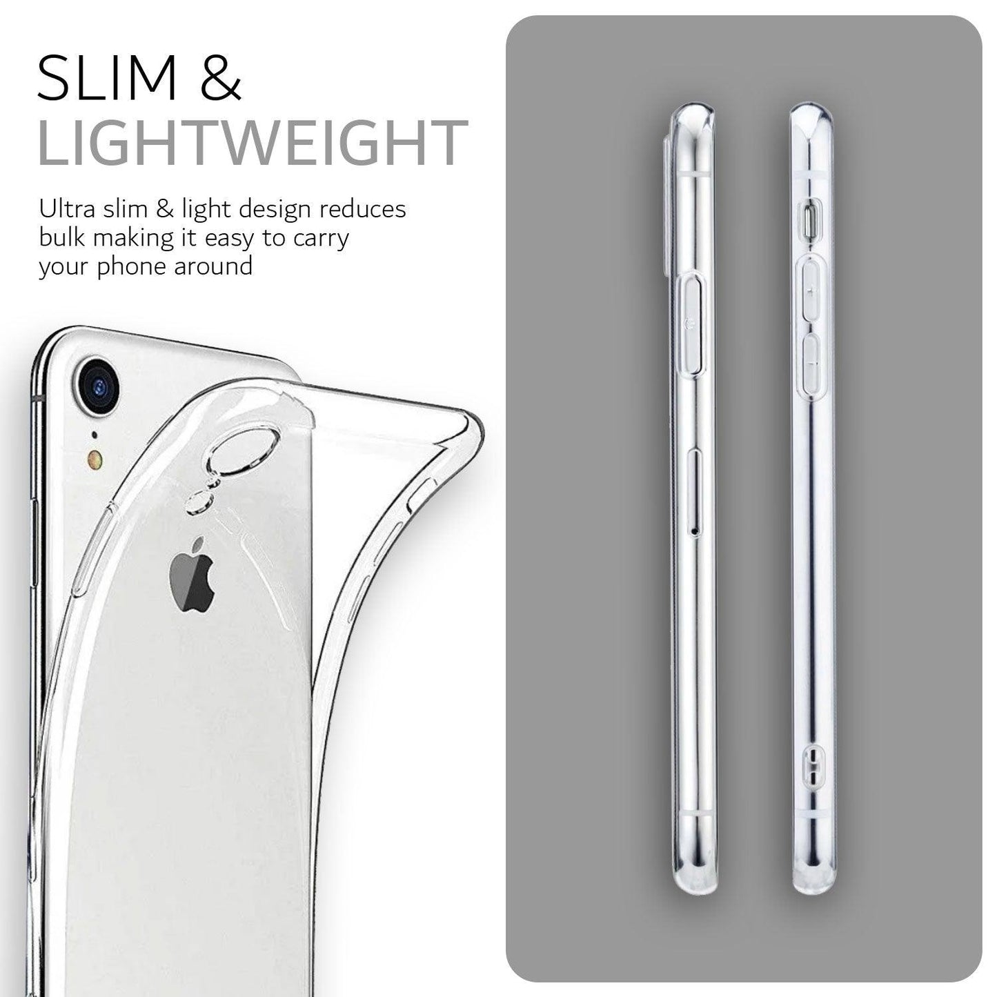 Apple iPhone XR Case TPU Ultra Thin Clear - TUDIA Products