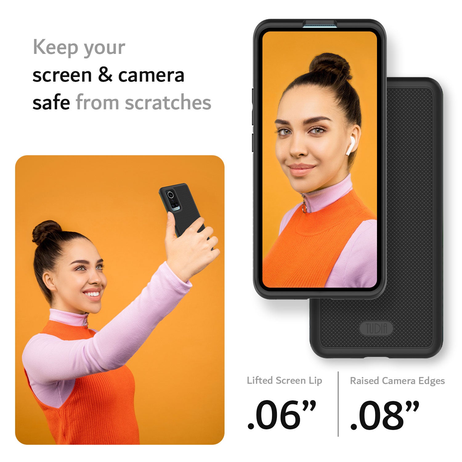 BLU Bold N2 Case MergeGrip Heavy Duty DualShield - TUDIA Products
