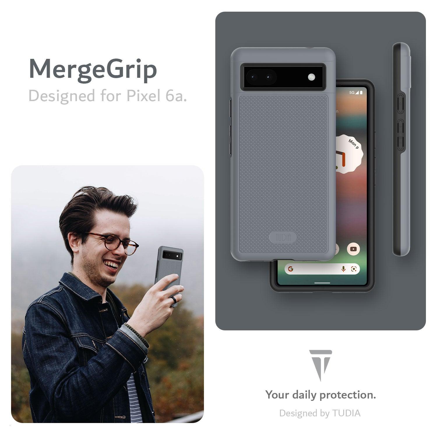 Google Pixel 6a Case MergeGrip Heavy Duty DualShield - TUDIA Products